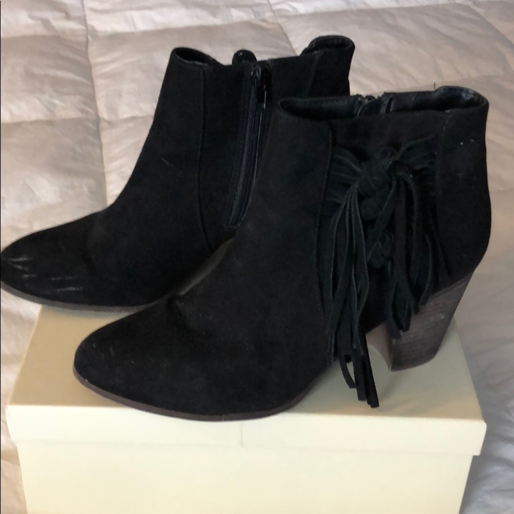 Fergalicious black booties